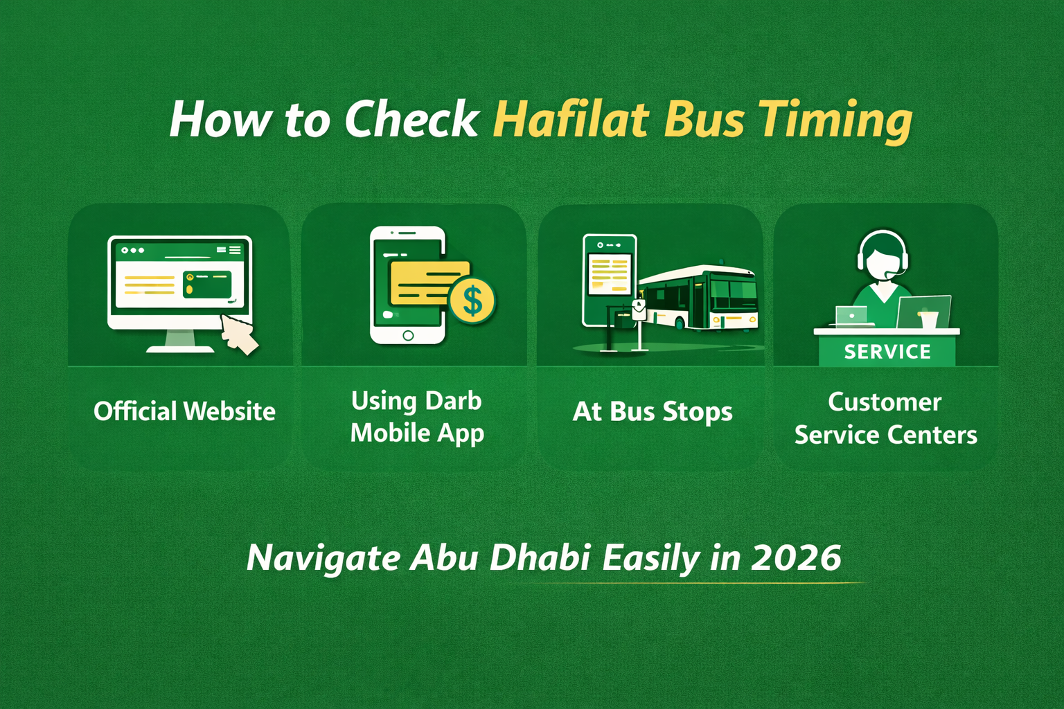 How to Check Hafilat Bus Timing