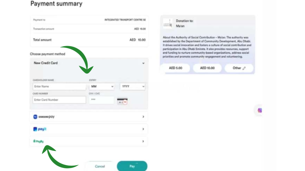 Select Payment Method